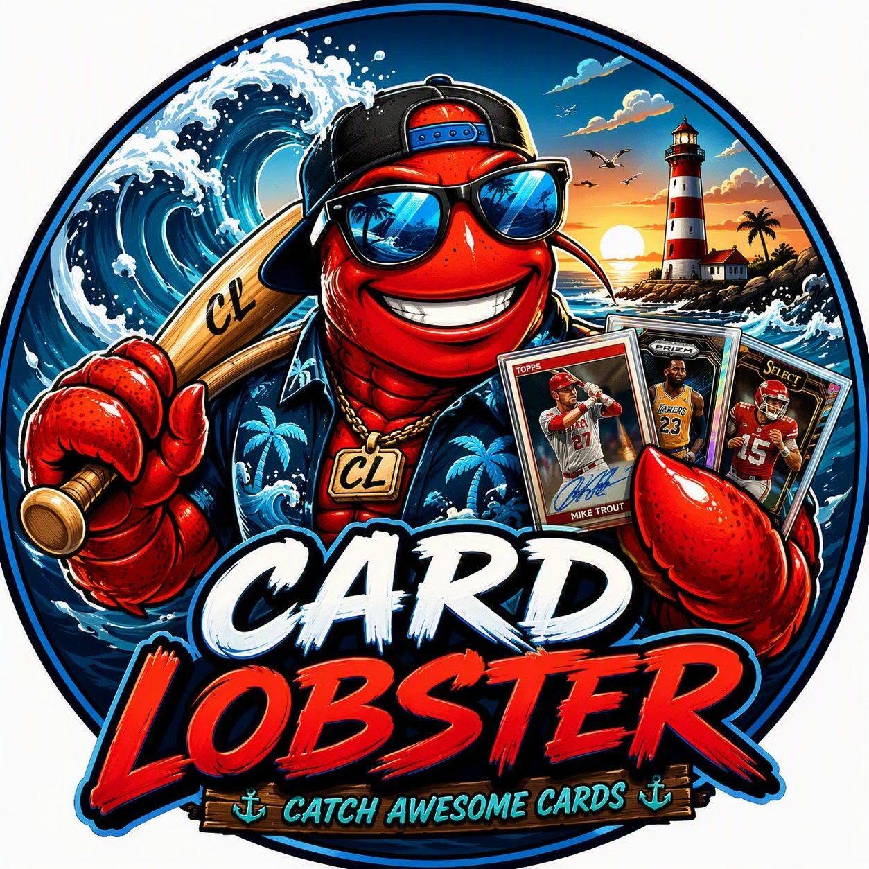 Card Lobster mascot